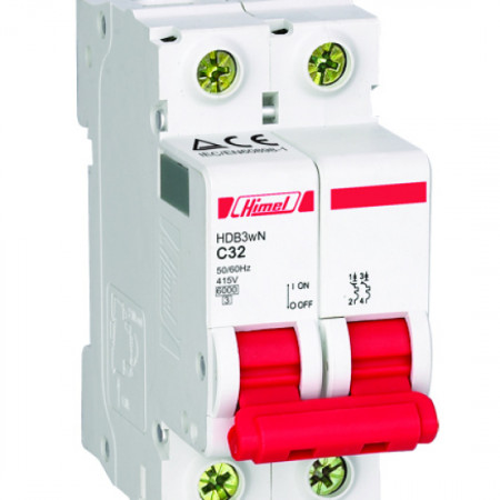 MCB HIMEL HDB3WN2_ 2P (6~63A) 6KA